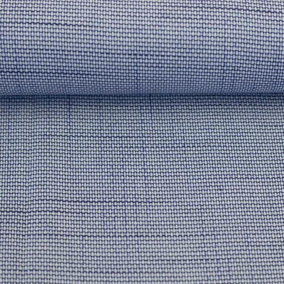 Katoen panamabinding blauw